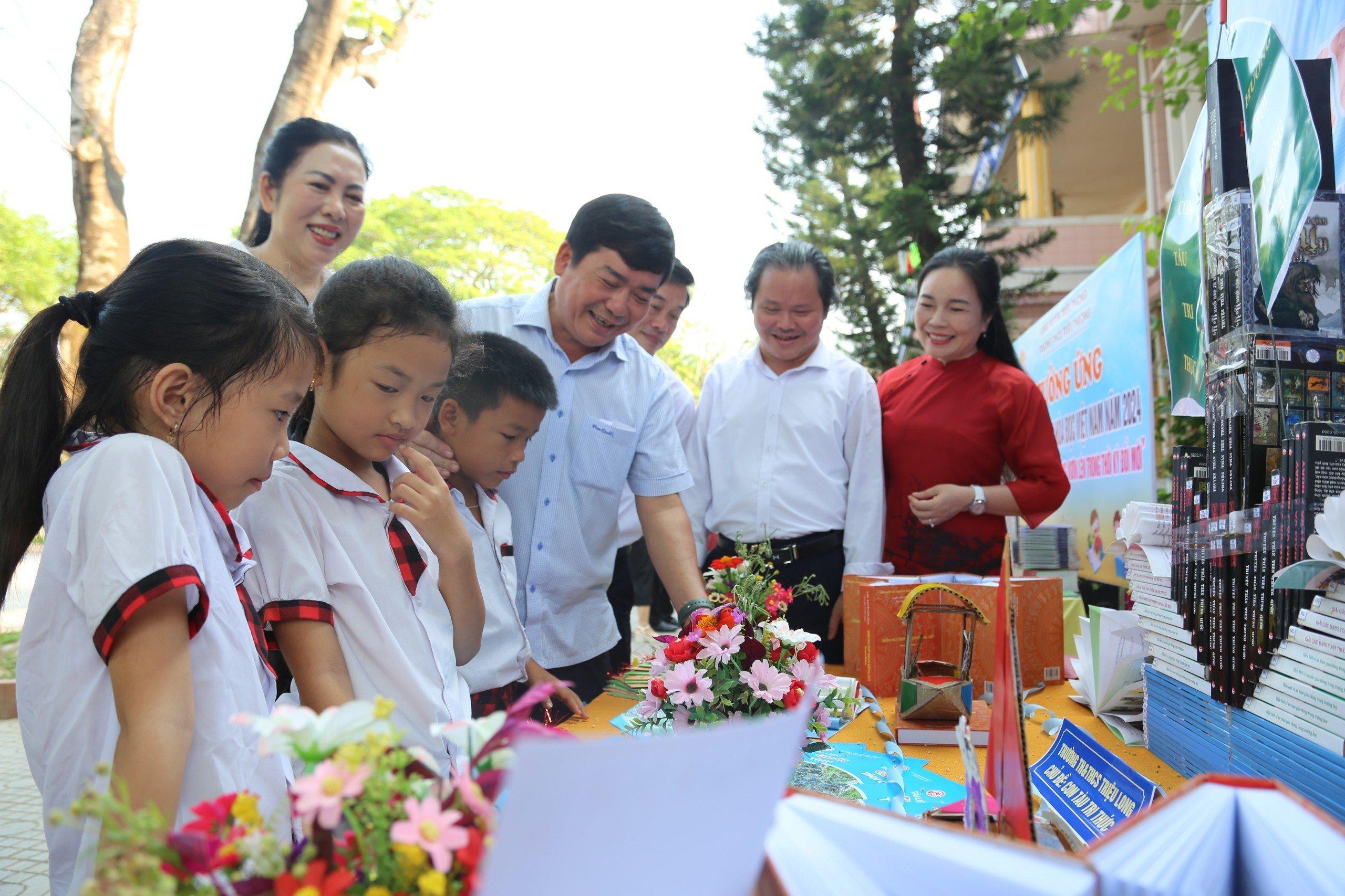 Khai mạc Ngày Sách và Văn hóa đọc Việt Nam tại huyện Triệu Phong